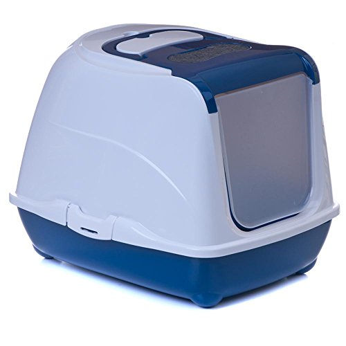 adena Katzentoilette Flip Cat XL blau - Unterschale blau von adena