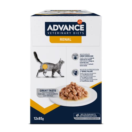 Advance Veterinary Diets Renal Nassfutter für Katzen: Multipack mit 12 Beuteln, 85 g von affinity ADVANCE VETERINARY DIETS