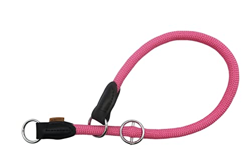 Aiminto Geflochtenes Halsband, Profi-Training-Hundehalsband, kein Ziehen, rundes Martingalhalsband, Schlupfhalsband mit verschiebbarem Stop-Ring – ideal für mittelgroße und große Hunde (M (1,27 cm) – von aiminto