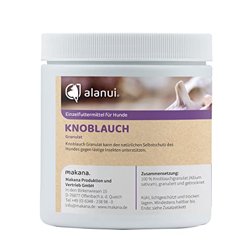 Alanui Knoblauchgranulat für Hunde, speisequalität, 250 g Dose von alanui