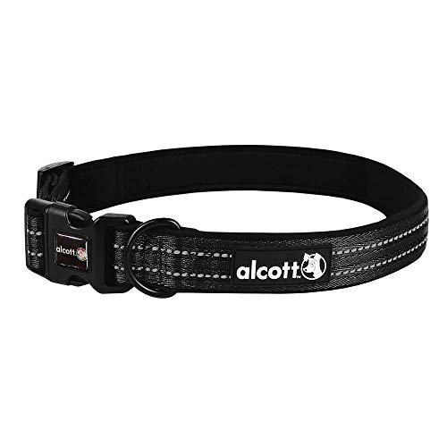 Alcott Adventure Halsband für Hunde, Extra Large, schwarz von alcott