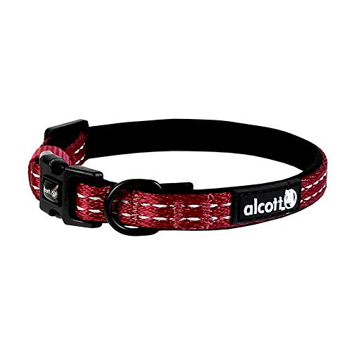 Alcott Adventure Halsband für Hunde, Extra Small, rot von alcott