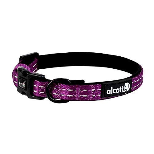 Alcott Adventure Halsband für Hunde, Extra Small, violett von alcott