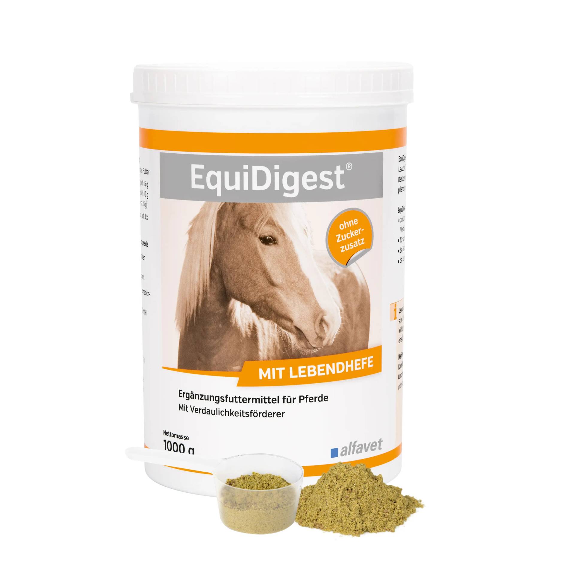 EquiDigest Pulver 1 kg Für Pferde mit sensibler Verdauung EquiDigest Pulver 1 kg Für Pferde mit sensibler Verdauung von alfavet