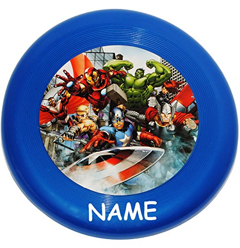 alles-meine.de GmbH 3 Stück Frisbee Scheiben - Wurfscheiben - Avengers Assemble - incl. Name - Ø 23,5 cm - für Kinder/Erwachsene/Hunde - Kindergeburtstag - Schwebedecke.. von alles-meine.de GmbH