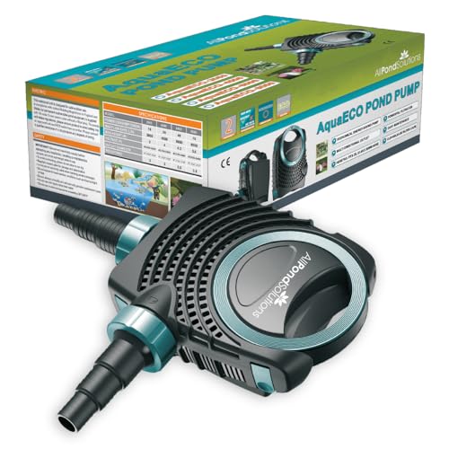 All Pond Solutions EURO-AQUAECO-16000 AquaECO Teich-pumpe Geringe Leistungsaufnahme - Koi Fische Pumpen Filter Wasserfall (AquaECO-16000) von allpondsolutions