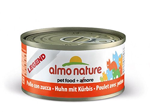 24x Almo Nature Legend - Huhn mit Kürbis 70g - Katzenfutter von almo nature