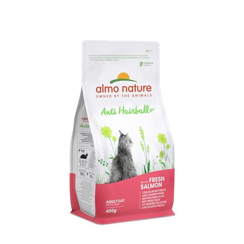 Almo Nature Cat Dry PFC Holistic Anti Hairball Fisch und Kartoffeln, 400 g von almo nature