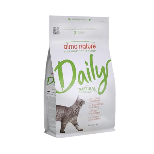 Almo Nature Daily Maintenance Cats 1,2 kg Beutel mit Thunfisch und Lachs von almo nature