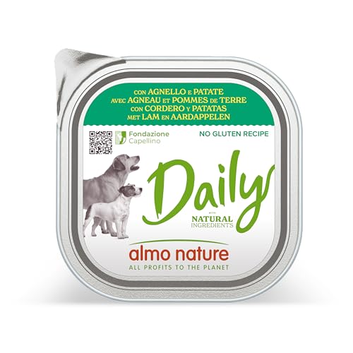 Almo Nature Daily Menu Hundefutter mit Lamm und Kartoffeln (300 g) von almo nature