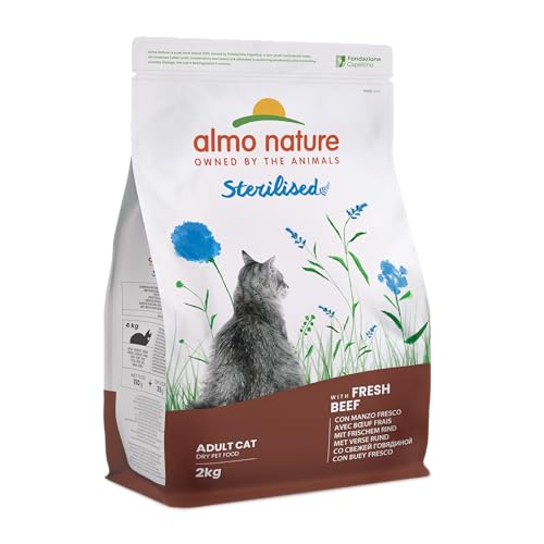 almo nature - Sterilised - Trockenfutter - 2 kg - Rindfleisch & Reis von almo nature