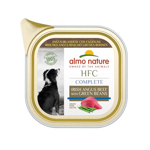 Almo Nature HFC Complete Dogs 17 x 85 g, Irischer Angus mit grünen Bohnen von almo nature