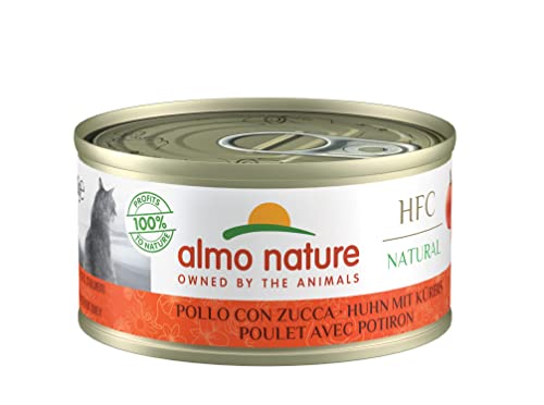 almo nature HFC Natural Katzenfutter nass -Huhn mit Kürbis 24er Pack (24 x 70g) von almo nature