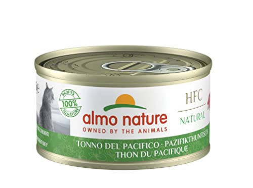 almo nature HFC Natural Katzenfutter nass -Pazifikthunfisch 24er Pack (24 x 70g) von almo nature