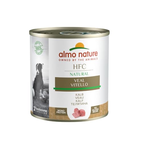 Almo Nature HFC Natural - Nassnahrung für Hunde mit Kalb ursprünglich Lebensmittelqualität und werden jetzt für Hundenahrung erwendet. von almo nature