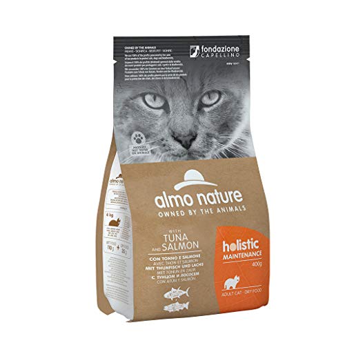 Almo Nature Holistic Katze mit Thunfisch und Lachs 400 g, gelb, L von almo nature