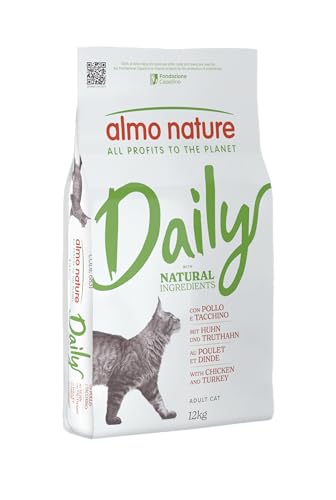 Almo Nature Holistic Maintenance Cat mit Huhn und Truthahn Trockenfutter für Katzen Aller Rassen- 12 Kg von almo nature