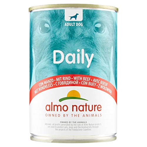 Almo Nature Hund Rindfleisch - 12 Stück von 400 g [4800 g] von almo nature