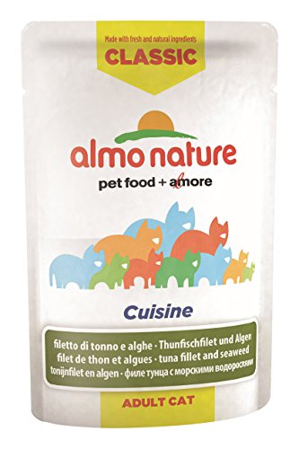 Almo Nature Katzenfutter Classic Cat Food Cuisine Thunfisch Filet und von almo nature