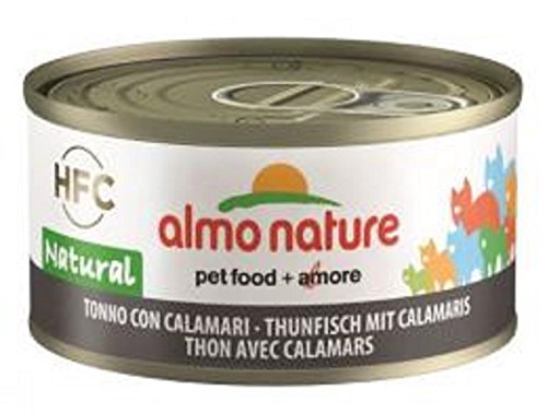 Almo Nature Thunfisch mit Calamaris 70g Katzenfutter, 24er Pack von almo nature