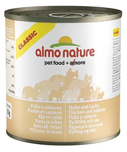 almo nature HFC Natural Katzenfutter nass - Huhn und Lachs 12er Pack (12 x 280g) von almo nature