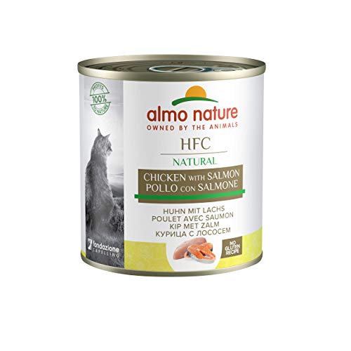 almo nature HFC Natural Katzenfutter nass - Huhn und Lachs 12er Pack (12 x 280g) von almo nature