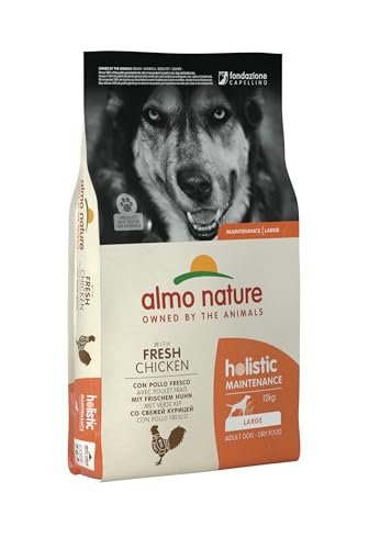 Holistic Hundefutter Large mit Huhn und Reis (12 kg) von almo nature