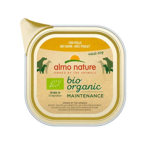 almo nature Bio Organic Maintenance Alleinfuttermittel für Hunde mit Huhn, 100 g. (Verpackung kann abweichen) von almo nature