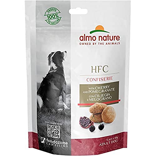 almo nature Dog Hfc Confiserie Snack Kirsche und Granatapfel, 60 g, 60 g von almo nature