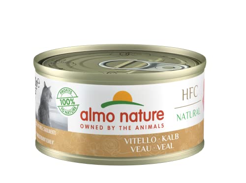 almo nature HFC Natural Katzenfutter nass - Kalb 24er Pack (24 x 70g) von almo nature