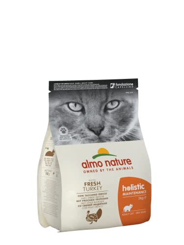 almo nature Life Maintenance Trockenfutter für Erwachsene Katzen mit frischem Truthahn – Beutel mit 2 kg von almo nature