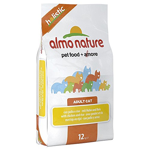 almo nature Holistic Trockenfutter für Erwachsene, Huhn und Reis, 400 g von almo nature