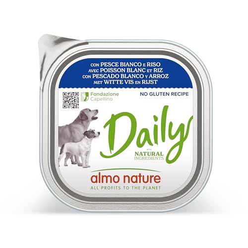 almo nature Hundefutter nass PFC Daily mit Weissfisch und Reis 300g, 0 g von almo nature