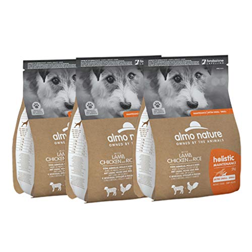 almo nature Hundefutter trocken Holistic Maintenance mit Lamm, Huhn und Reis XS-S 2kg, 2 kg von almo nature