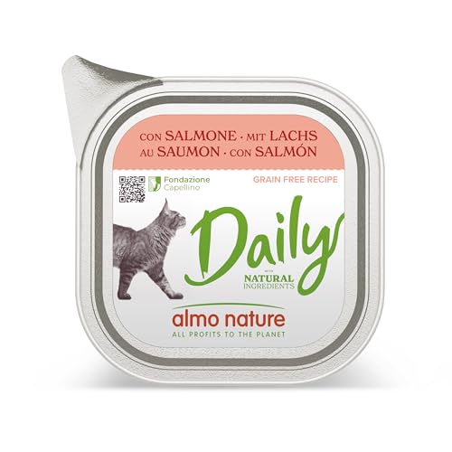 almo nature Tagesmenü Gatto Fodera Con Salmone, 100 g von almo nature