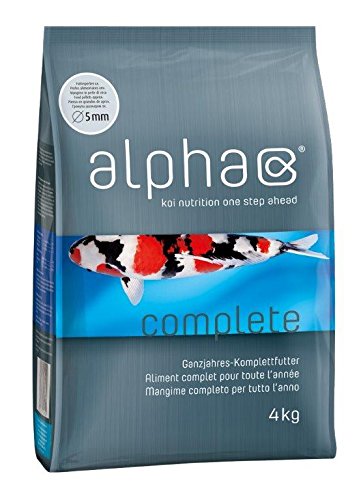 KOIFUTTER alpha complete - koinutrition one step ahead - Schwimmfutter Ganzjahresfutter für Koi (3x4kg= 12 kg) von alpha Koifutter