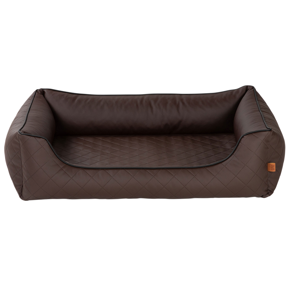 alsa-brand Hundebett Delta Ortho braun, Maße: ca. 100 x 70 cm von alsa-brand