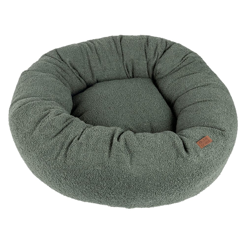 alsa-brand Hundebett Soft Bouclé grün, Durchmesser:  ca. 50 cm von alsa-brand