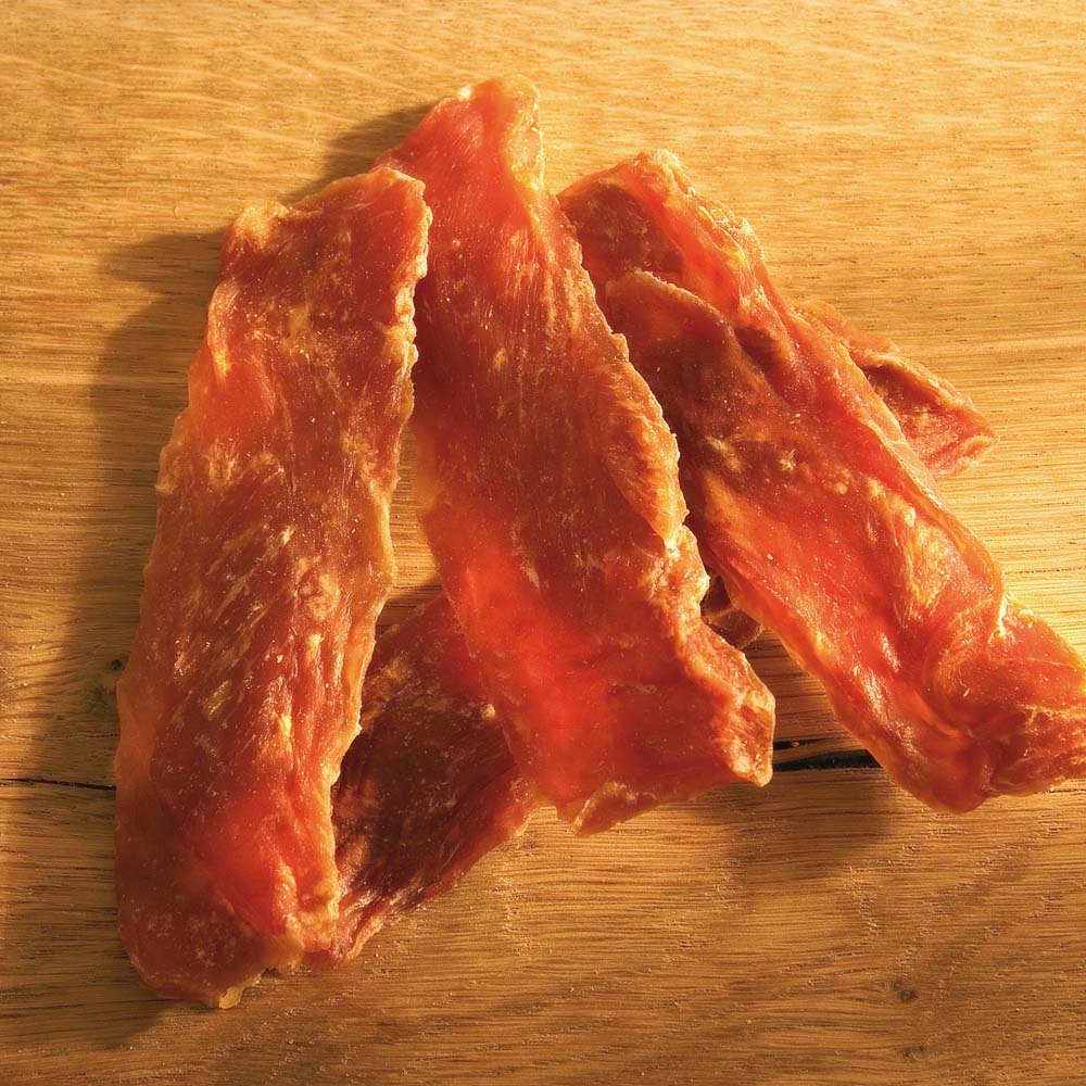 alsa-nature Hühnerbrust-Filets Kauartikel, Inhalt: 170 g, Länge: ca. 12 cm, Hundefutter von alsa-nature