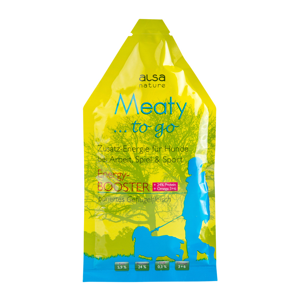 alsa-nature Meaty to go Energy-BOOSTER, 6 x 85 g von alsa-nature