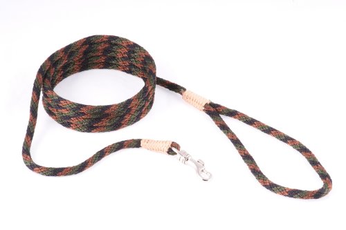 alvalley Nylon Snap Leine für Hunde 6 mm x 4 ft, X-Small, Camouflage von alvalley