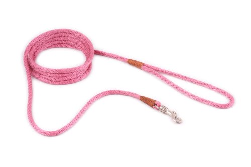 alvalley Nylon Snap Leine für Hunde 6 mm x 4 ft, X-Small, Wild Rose von alvalley