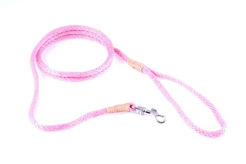 alvalley Nylon Snap Leine für Hunde 6 mm x 4 ft, XL, Patel Pink von alvalley