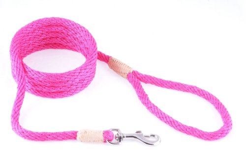 alvalley Nylon Snap Leine für Hunde 8 mm x 6 ft, s, Hot Pink von alvalley