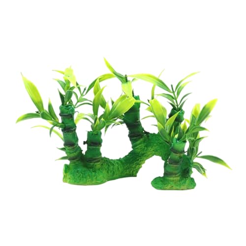 amangul Aquarium-Dekoration, realistische grüne Bambusharzpflanze, natürliches Aussehen für Zuhause, Aquarien und Aquarien, Ornament, Heim-Aquarium-Zubehör amangul Aquarium-Dekoration, realistische grüne Bambusharzpflanze, natürliches Aussehen für Zuhause, Aquarien und Aquarien, Ornament, Heim-Aquarium-Zubehör von amangul