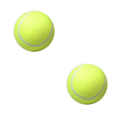 amangul Interatives Hundespielzeug, Kauball, Spaß-Tennisball für Welpen, Hundetraining, drinnen und draußen, für Tennis, Tennis, für Spaziergänger von amangul