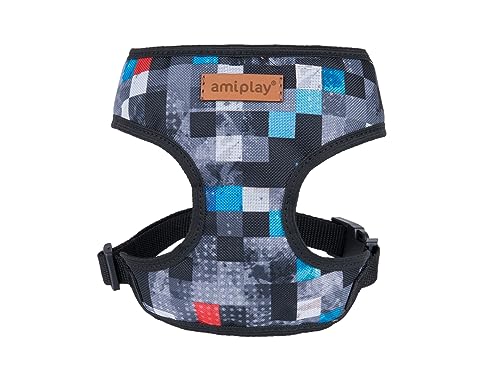 Amiplay Verstellbares Hunde Brustgeschirr Scout Adventure - Ergonomisches Hundegeschirr für kleine, mittelgroße und große Hunde - Atmungsaktiv, Sicher und Leuchtend - Ideal für tägliche Spaziergänge von Amiplay