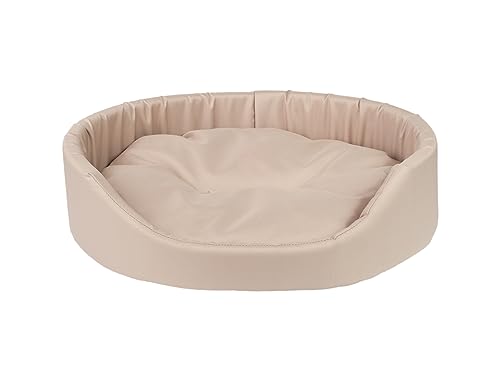 Amiplay Hundeliegeplatz/Katzenliegeplatz Oval Basic - hundebett,Waschbar, Ideal für Große Hunde und Mittelgroße Hunde, Strapazierfähiges Hundekissen mit Synthetischen Daunen und Schaumstoff von Amiplay