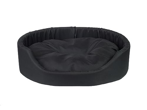 Amiplay Hundeliegeplatz/Katzenliegeplatz Oval Basic - hundebett,Waschbar, Ideal für Große Hunde und Mittelgroße Hunde, Strapazierfähiges Hundekissen mit Synthetischen Daunen und Schaumstoff von Amiplay