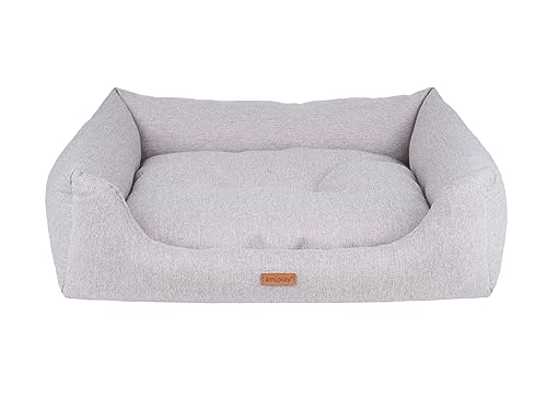 amiplay Hundesofa/Katzensofa Montana - Robustes Hundebett, Waschbar, Ideal für Große Hunde und Mittelgroße Hunde, Hundematratze mit Natürlichem Design von amiplay